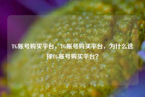 TG账号购买平台，TG账号购买平台，为什么选择TG账号购买平台？  第1张