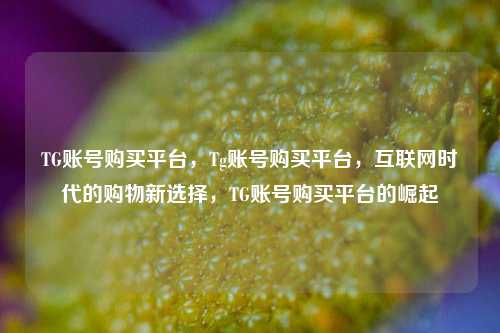 TG账号购买平台，Tg账号购买平台，互联网时代的购物新选择，TG账号购买平台的崛起