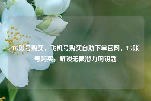 TG账号购买，飞机号购买自助下单官网	，TG账号购买，解锁无限潜力的钥匙  第1张